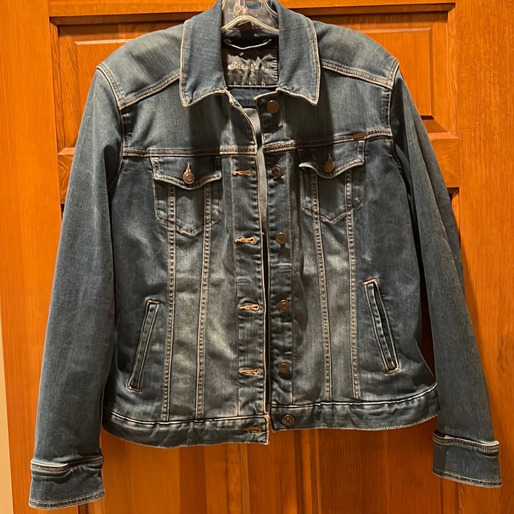 Eddie Bauer Stretch Denim Jean Jacket